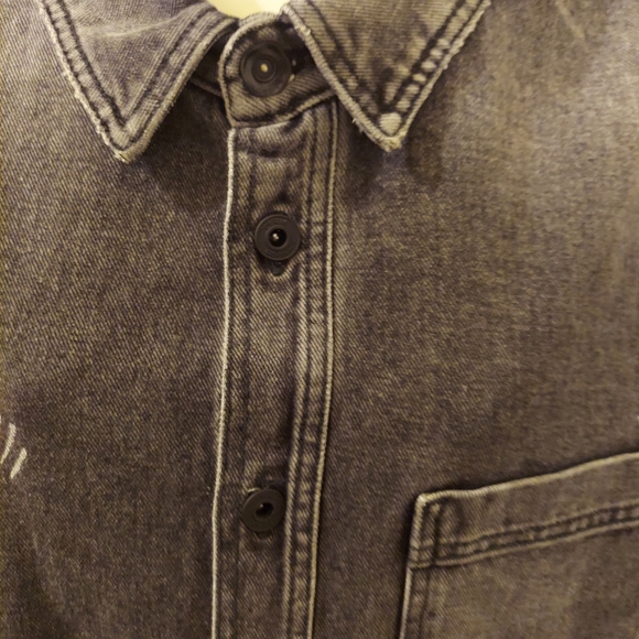 Off White Denim Shirt - Picture 7 of 10